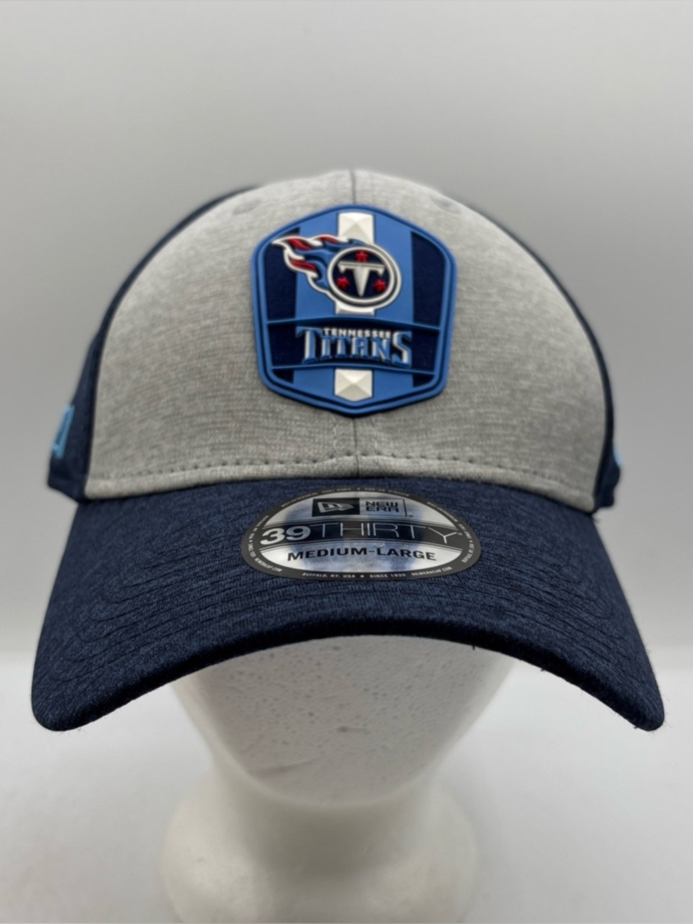 Tennessee Titans NFL New‎ Era 39Thirty M/L On Field Headwear Blue Gray 2018 Hat
